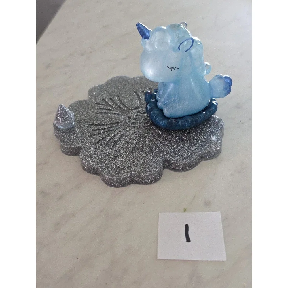 Handmade Resin Cell Phone Holder Unicorn Bear